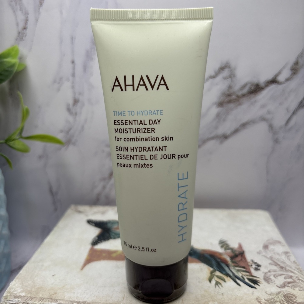 AHAVA Essential Day Moisturizer Time to Hydrate 2.5 oz Combination Skin Sealed